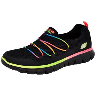 Skechers Women's Go Walk Joy-15641 Sneaker Black/Aqua Wide