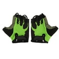 thumbnail image 1 of Un par de guantes de fitness, medio dedo antideslizantes y resistentes al desgaste, guantes de entrenamiento de bicicletas de levantamiento de pesas de silicona s, 1 of 10