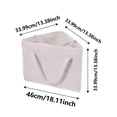 thumbnail image 3 of zhangmingg Triangle Hanger Storage Organizer with Handles for Closet Wardrobe Space Saving Home Dormitory Textile Storage, 3 of 7