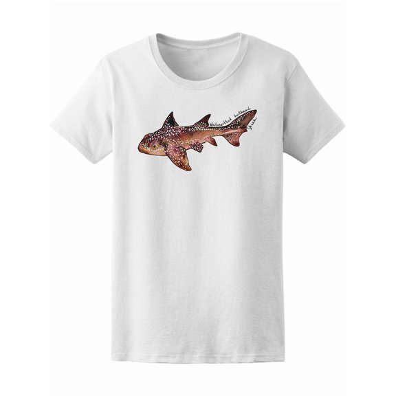 Cool Watercolor Shark Sea Animal T-Shirt Men -Image by Shutterstock, Male Medium