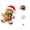 Gingerbread Man, variant on QISIWOLE Christmas Gingerbread Man Window Clings