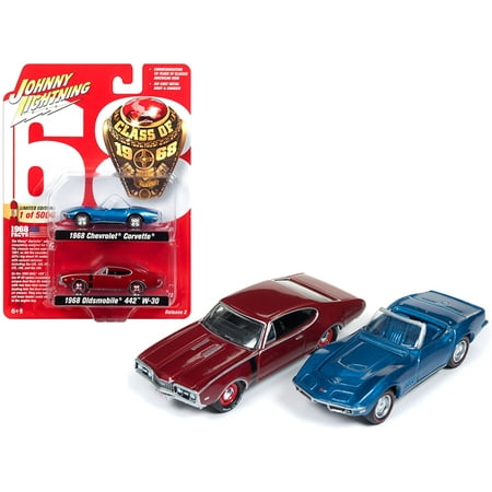 Corvette Earring - 1968 Chevrolet Corvette & 1968 Oldsmobile 442