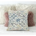 thumbnail image 3 of 16â White Blue Patch Suede Throw Pillow, 3 of 3