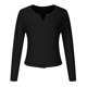 thumbnail image 4 of Moda mujer Otoño e Invierno Casual manga larga Color sólido suéter Tops blusa cárdigan Pompotops  qwe21462, 4 of 8