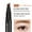 Coffee brown, variant on Hauiodp Microblade Brow Pen,4-Tip Microblade Brow Pen,Liquid Water Eyebrow Pencil 3D Simulation, Eyebrow Color Rendering, Natural Sweat Eyebrow Pencil, Four Colors