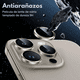 thumbnail image 3 of Mica Aros Cámara Titanio Para iPhone 16Pro/16ProMax, Protector de Lente Mica (Aros) compatible con iPhone 16Pro/ProMax - Vidrio Templado y Borde Titanio., 3 of 5
