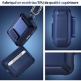 thumbnail image 5 of 1 funda azul para airpods pro 2, funda protectora a prueba de golpes, compatible con Apple airpods pro 2 case airpods pro 2 Sincero Electrónica, 5 of 5