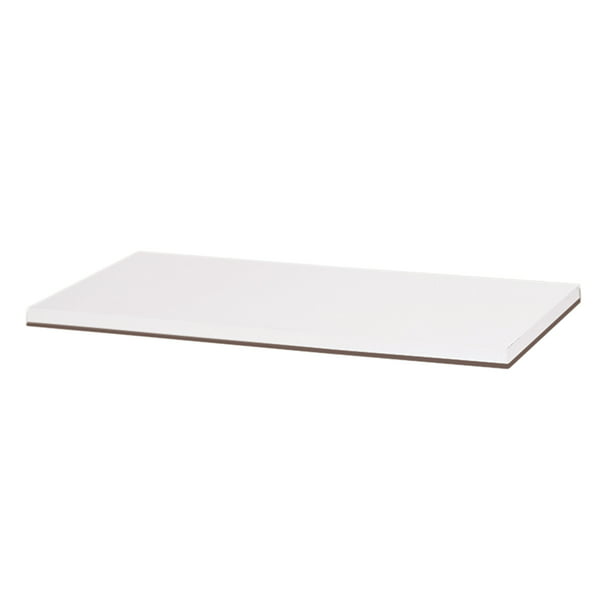 Laminated White Melamine Shelf 24 L X, White Melamine Shelving Boards