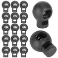 thumbnail image 3 of 300 Uds. Cerraduras De Cordón De Bola De Un Orificio, Hebillas De Bloqueo De Cordón De Nailon En Forma De Bola Para Equipaje, Mochilas, Ropa Y Equipo Para Exteriores, 3 of 7