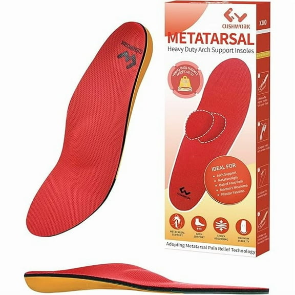 mjw001 Metatarsalgia Insoles for Ball of Foot Pain,Morton's Neuroma,Arch Supports Insoles,Orthotic Insoles,Men Women Shoe Insert for Metatarsal,Foot Pain Relief