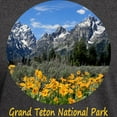 thumbnail image 3 of CafePress - Grand Teton Mountains With Yellow Spr Dark T Shirt - Men's Classic Graphic Cotton T-Shirt, 3 of 4