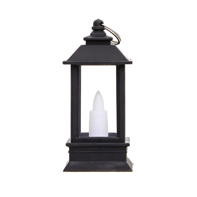 Lámpara Adorno de de ambiente LED Mini luz intermitente cuadrada Decoración de fiesta (negro)