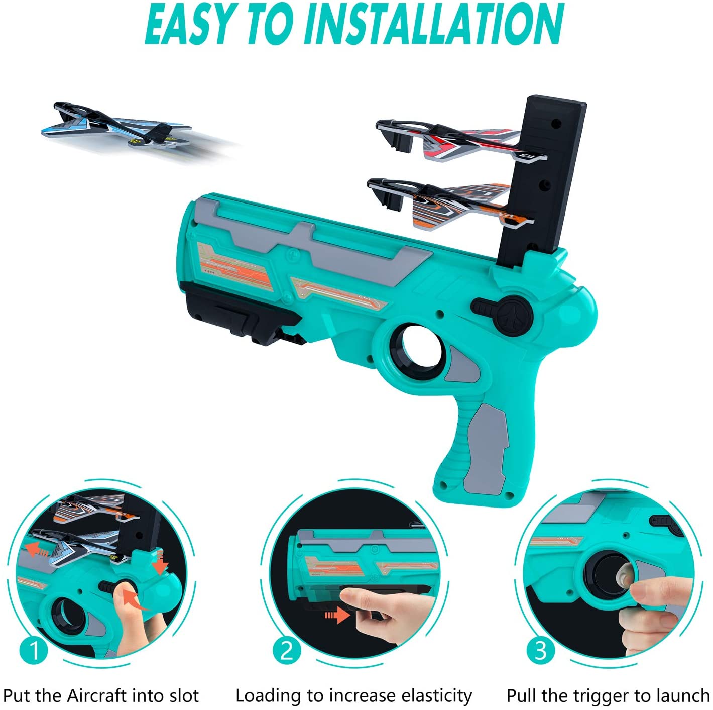 Airplane Toys for 4 5 6 Years Old Boys, Outdoor Toys for Kids Ages 48