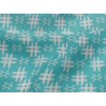 thumbnail image 4 of oneOone Viscose Jersey Fabric Check Kasuri Decor Fabric Printed BTY 60 Inch Wide, 4 of 5