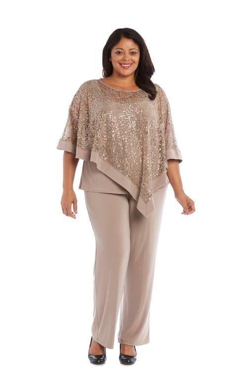 r & m richards plus size formal pantsuits