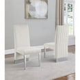 thumbnail image 4 of 47" x 47" Clear Glass 5pc Dining Set with Silver Stainless Steel, 4 of 5
