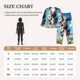 thumbnail image 4 of Honeii Cute Daisy Cow A print Women's Pajama Sets Long Sleeve Button Down Sleepwear Nightwear Soft Pjs Lounge Sets-Small, 4 of 7