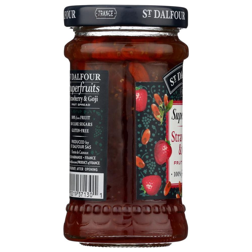 (Pack Of 6) St Dalfour Spread Superfruit Strawberry Goji 6 Oz
