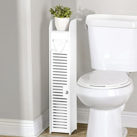 White Bathroom Storage Cabinet