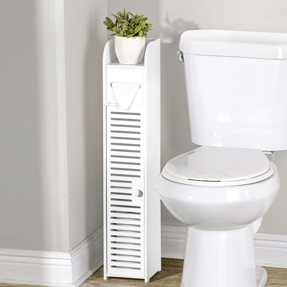 White Bathroom Storage Cabinet