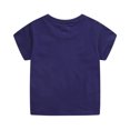 thumbnail image 4 of Vedolay Trendy Tops For Boy Boys' Shirts Classic Collared Summer Short Sleeve Tshirt Solid Cotton Tops,Dark Blue 6 Years, 4 of 5