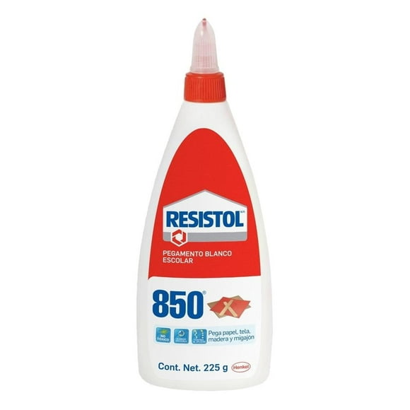 Pegamento blanco Resistol 850 escolar 225 g