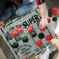 thumbnail image 4 of 3 in 1 Giant Checkers Mega Tic Tac Toe Jumbo Classic Board Games, 4 of 11