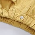 thumbnail image 6 of ITSAME Teen Girls Wide Leg Cargo Pants Elastic Waist Multi-Pocket Loose Fit Casual Fashion Full Length Pants Yellow Size 5T, 6 of 8