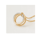 thumbnail image 4 of Collar Xtellar dorado Círculo Mujer Dije Cadena Chapado Oro 18k, 4 of 4