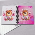 thumbnail image 4 of Faith Love Hope Pomeranian Breast Cancer Awareness Survivor Spiral Bound Journal Pom Dog Lover Gifts 5x7in Spiral Notebook - 02017, 4 of 5