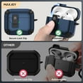 thumbnail image 2 of AirPods 4 Case Cover 2024,AirPods 4th Generation Case with Automatic Lock Compatible with MagSafe Function Gen 4 Bracket Protective Case Compatible with Apple AirPods 4th Generation, 2 of 7