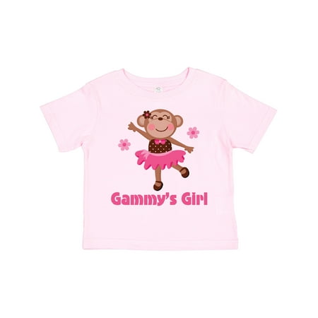 

Inktastic Gammy s Girl Monkey Gift Toddler Toddler Girl T-Shirt