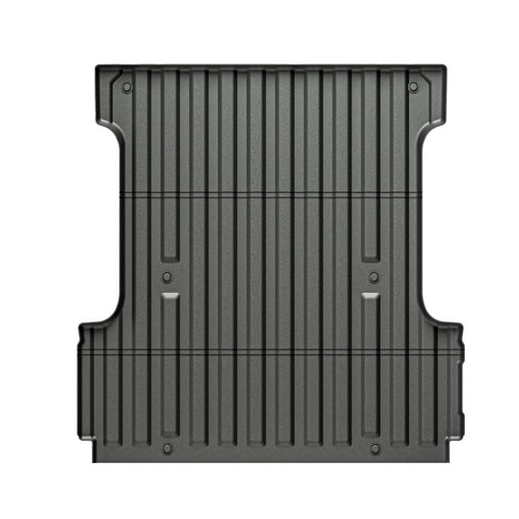 Ikon Motorsports Truck Bed Mat Compatible With 2015-2024 Ford F150 Crew Cab 5.5Ft, Black Rear Storage Floor Liner TPE Pickup Cargo Guard All Weather 3D Heavy Duty Trunk Flooring Protector Cover