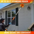 thumbnail image 5 of LAANPOLE 20FT Reach Cobweb Duster with Extension Pole, Spider Web Brush for Cleaning Extendable, Professional Ceiling and Corner Dusters for Outdoor Indoor Use, 5 of 7