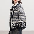 thumbnail image 4 of Ulitacool Boy Winter Coast Knit Cardigan Sweater Autumn Winter Warm Soft Casual Outwear Toddler Charm Clothing Black, 4 of 7