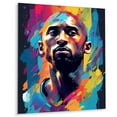 thumbnail image 2 of Designart "Memory of Kobe II" Basketball Metal Wall Art, 2 of 5