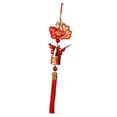 thumbnail image 3 of Adornos de Año Nuevo chino, colgante decorativo rojo tradicional, decoración de caballo estilo F, 3 of 8