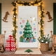 thumbnail image 4 of Christmas Door Cover Santa Claus Print Holiday Party Decoration Polyester Fabric Door Hanging for Home Indoor Outdoor Festive Decor, 4 of 6