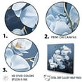 thumbnail image 3 of Designart "Delicate Abstraction: Blue Orchid Blossoms" Orchids Floater Framed Wall Art Prints, 3 of 5