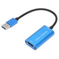 thumbnail image 3 of Tarjeta de captura de vídeo USB3.0 4K HD, capturador de interfaz Multimedia a USB para transmisión de juegos, enseñanza en vivo o conferencias, 3 of 5