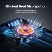 UPS 500VA/300W 120V Backup Power Supply, 3 Sockets, Backup Battery with Surge Protection, Only Suitable for Desktop computer