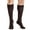Brown, variant on Well Being 186 Men's Casual Cotton Knee High Socks 15-20 mmHg