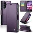 thumbnail image 1 of CaseMe Funda de Cuero para Samsung Galaxy S26+ 5G con Bloqueo RFID, para Samsung Galaxy  S26+ 5G Funda para Mujer y Hombre, Tarjetero con Cierre Magnético, Funda Tipo Folio, Morado, para, 1 of 10