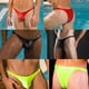 thumbnail image 4 of Bañador sexy de cintura baja para hombre, bañador de playa, bragas de bikini, tanga, pantalones de moda, 4 of 5