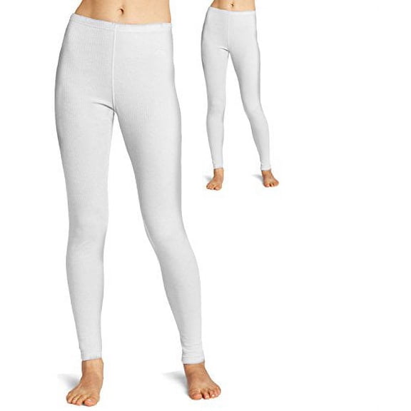 Duofold Women's Thermal Wicking Bottom Pack of 2 Winter White XL