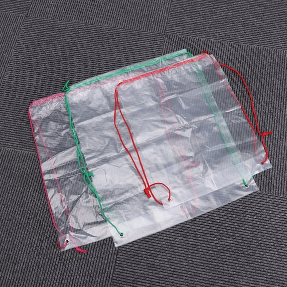 DRAFIDEEP Multi-Color Clear Storage Bag Spacious for Security and Convenience