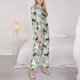 thumbnail image 3 of Fotbe green plaid Moose tree Conjunto de Pijama de Manga Larga para Mujer con Estampado, Ropa de Dormir de 2 Piezas, Conjunto de Casa Suave y Cómodo con Bolsillos-X-Large, 3 of 7