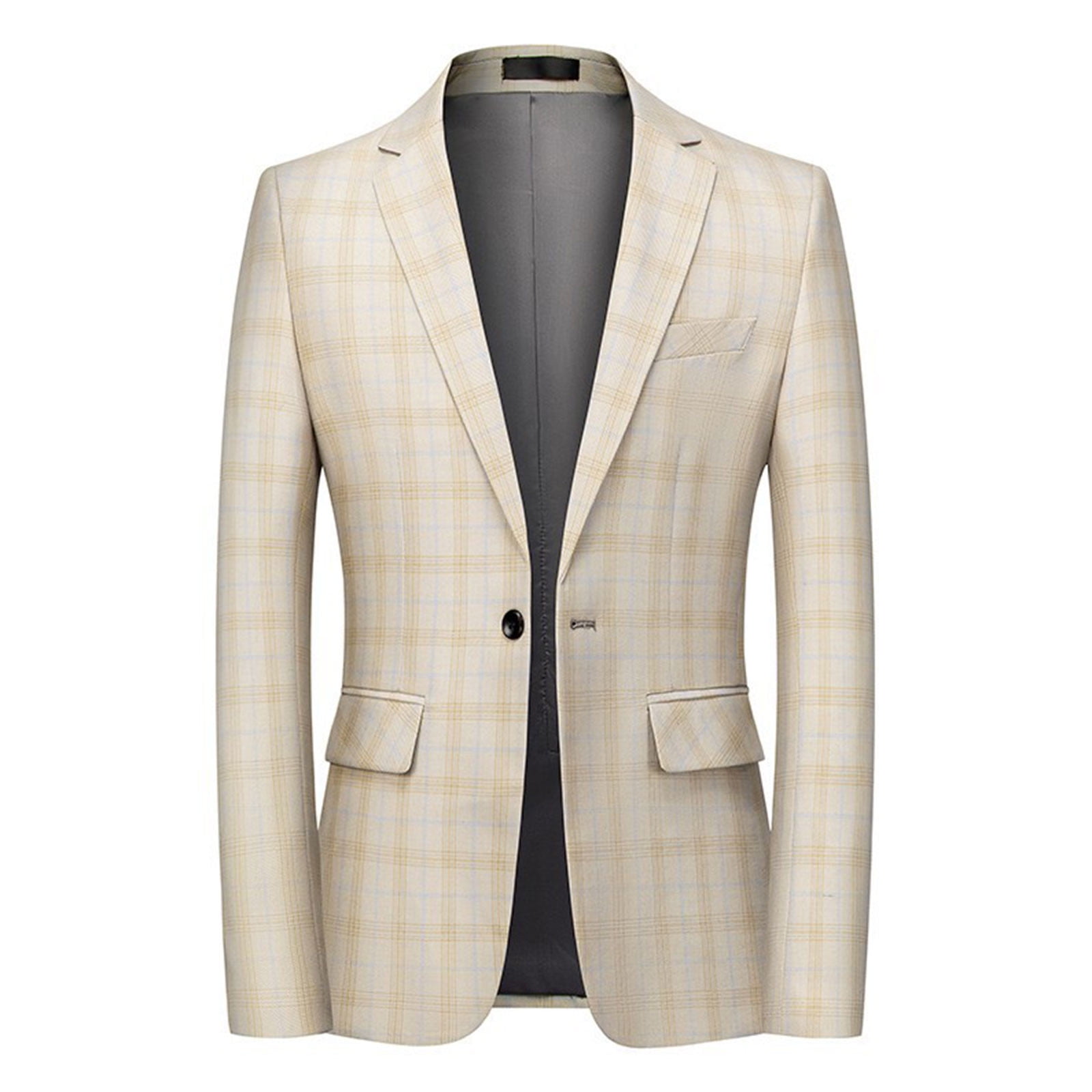 Blazer Décontracté Pour Homme - Grande Taille L, Couleur Gris, Marque C&A, Très Bon état