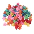 thumbnail image 4 of Pinzas Para La Mandíbula Del Cabello Con Forma De Estrella, Coloridas Pinzas Para El Cabello Con Cierre Seguro, Lindas, 100 Piezas, Llamativas De Moda Para Varios Peinados Para, 4 of 7