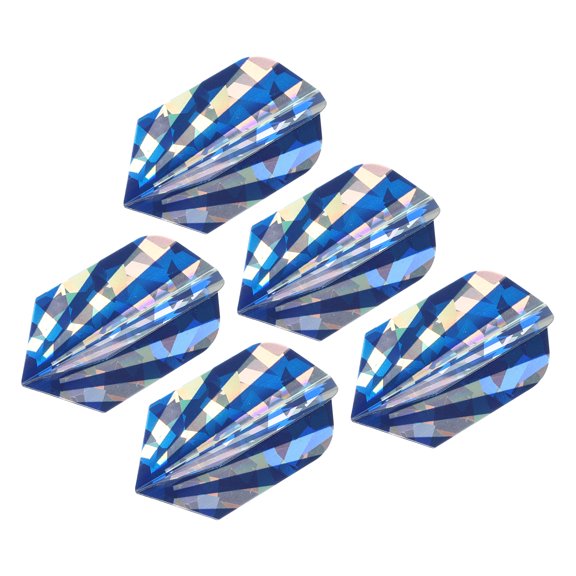 Uxcell Slim Dart Flights, 5 Pack PET Dart Accessories, Dark Blue